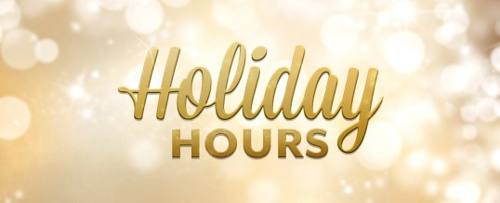 Holiday Hours